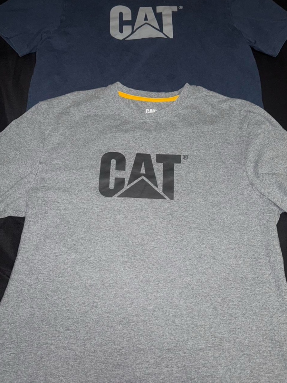 Caterpillar CAT Men's Shirts, Grey & Blue, L
both for the price of 1